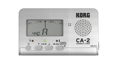 【華邑樂器70011-1】KORG CA-2 半音型調音器-銀色 (CA1改款電子調音器 CA2)