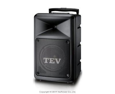 TA-680I TEV 160W手提式無線擴音機/UHF 16頻道/內建USB.SD卡錄放音藍芽模組/附2組無線麥克風