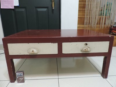 禎安丹雜藝~早期50年代檜木矮桌 通舖讀書桌 和室泡茶桌 抽屜矮櫃