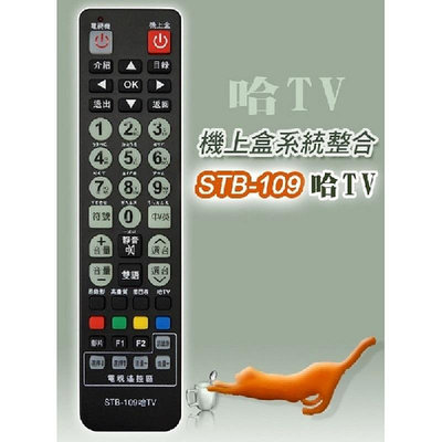 【現貨速寄.有開發票】【哈TV寬頻】STB-109哈TV 第四台有線電視數位機上盒 專用遙控器