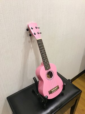 三一樂器 Aloha 彩琴 21吋 烏克麗麗 粉紅色