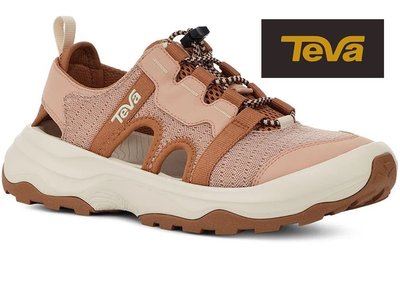 【TEVA】女 Outflow CT護趾水陸機能運動涼鞋 楓糖棕水陸兩棲(TV1134364MSLN)