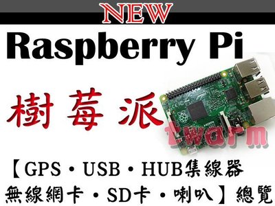 《德源科技》r)樹莓派 Pi2 Pi3B Pi4B【USB HUB集線器 無線網卡 SD卡 喇叭】總覽