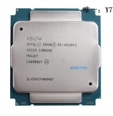 電腦零件Intel E5-2666V3 2673 2678 v3  E5 4620V3 X79 2011針cpu筆電配件