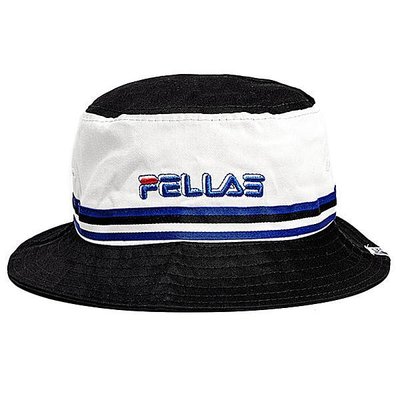 { POISON } PRETTYNICE FELLAS BUCKET HAT 黑藍配色 90年代RETRO漁夫帽