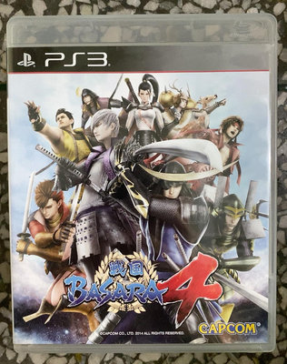 PS3 游戲 戰國basara4 港版日文 盤面無痕 箱說齊11102