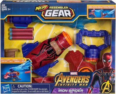 頂溪自取😊Hasbro 孩之寶 NERF 漫威 復仇者聯盟 無限組裝武器 蜘蛛人 Marvel Avengers