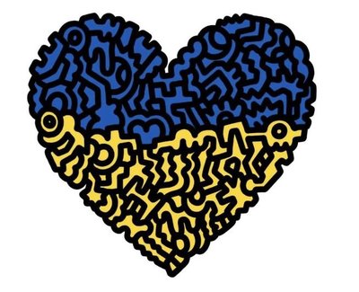 【龍藝術】Mr doodle Doodle for "Ukraine" 限時銷售版畫