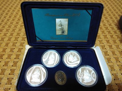 2002 澳大利亞Master Pieces in Silver 精鑄銀幣組 (第一手，未使用)