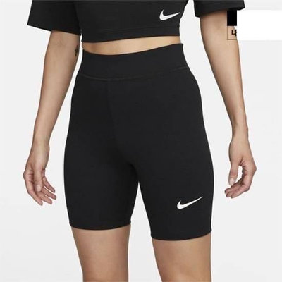 【NIKE 耐吉】Nike Dri-FIT 女款高腰 自行車短褲 緊身褲 DV7798-010 尺寸:S~L
