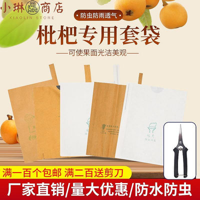 枇杷套袋專用袋梨蘋果桃子柑橘柚子楊桃果袋紙袋水果防鳥袋子果樹-小琳商店