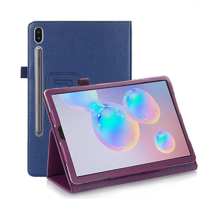 SAMSUNG 三星Galaxy Tab S6 T860 T865 10.5吋 荔枝紋皮套 包邊保護套 平板套 磁吸翻蓋