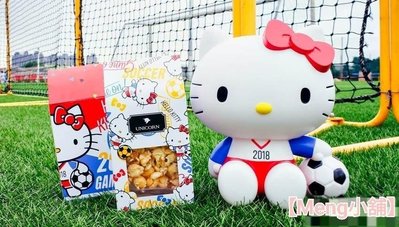 【Meng小舖】UNICORN 聯名Hello Kitty 2018瘋世足 足球 造型爆米花桶 威秀影城 極限量