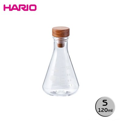 HARIO 三角燒杯保存罐 鹽罐 咖啡豆罐 糖罐 S(120ml)