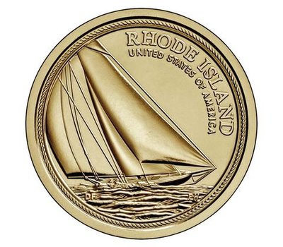 老貨藏品店 美國硬幣紀念幣 2022 1美元 創新第14枚 羅德島州 創新14 P版