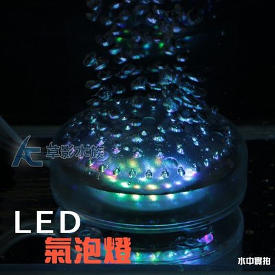 【AC草影】LED 水中氣泡燈（七彩）【一個】