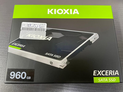 KIOXIA 鎧俠 Exceria 960GB 2.5吋 SATAIII 固態硬碟 全新 蘆洲可自取📌自取價1590