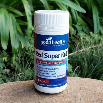 紐西蘭好健康 Good health Red Krilll 深海紅磷蝦油 60顆 1000mg 正貨代購代買 品質保證