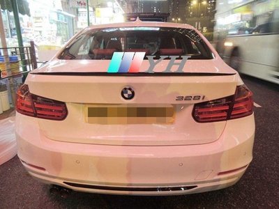 熱銷 汽車配件 適用于碳纖維寶馬12-18年3系F30 328i 330i F80 M3 M款改裝尾翼