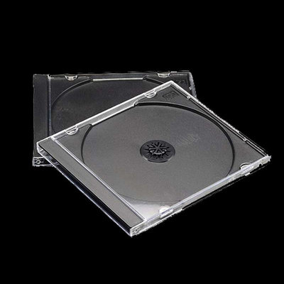 現貨 09烏單光盤盒單片裝標準cd盒 dvd盒收納盒透明方形光碟盒25個包郵 收纳包