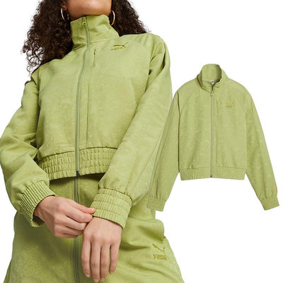 Puma Paisey Luxe 女 綠 歐規 防潑水 立領 運動 上衣 長袖 外套 62523753