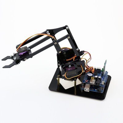 【AI電子】DIY機械手 機械臂 機器人 機械爪 arduino套件 ABB miniArmUarm
