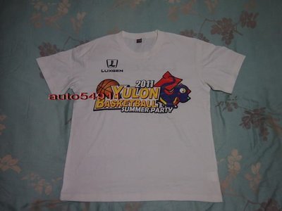 LUXGEN 裕隆納智捷2011裕隆籃球隊全隊簽名T恤 MPV SUV S5 U6 M7*