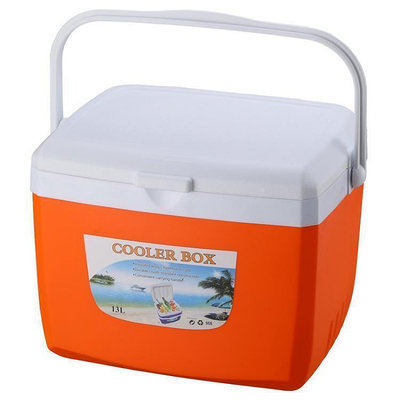 13L戶外保溫箱冷藏箱手提便攜式食品冷鏈保溫外賣塑膠冰包冰桶