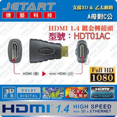 新莊八德《含稅附發票 最後一檔出清！》HDMI 母 轉 Mini HDMI 公 螢幕 轉接頭 HDMI 1.4 1.3