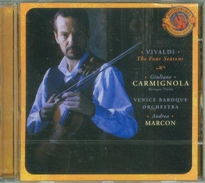 音樂居士新店#Vivaldi The Four Seasons 維瓦爾第：四季 卡米諾拉#CD專輯