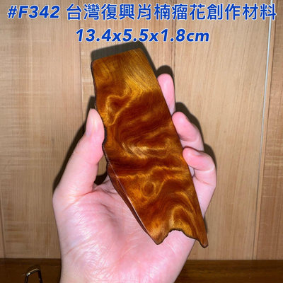 【元友】現貨 #F342 S 台灣復興肖楠 肖楠 紅油 瘤花 創作材料 DIY 把玩 創作 擺飾
