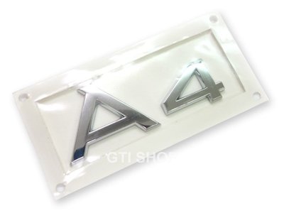 GTI SHOP - Audi 原廠 B8 B9 A4 後 行李箱 標誌 A4 A4 AVANT