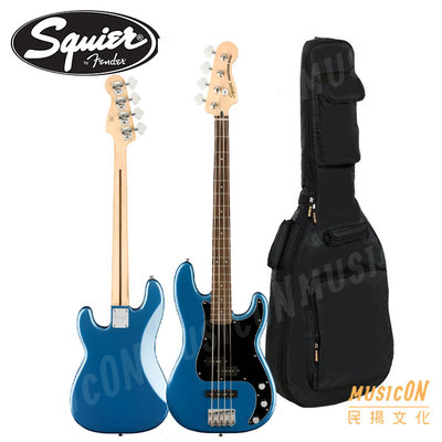 【民揚樂器】Fender Squier Affinity Precision Bass PJ 電貝士 LPB湖水藍 貝斯