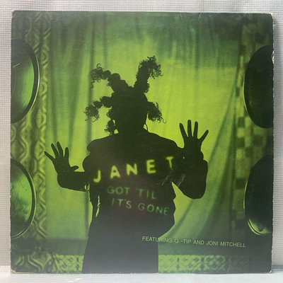 美國R&B天后-珍娜傑克森-失去了才了解-二手雙碟混音單曲黑膠唱片（英國版）Janet Jackson - Got 'Til It's Gone