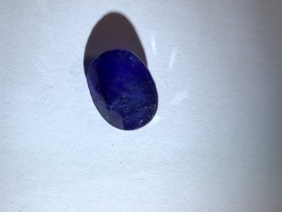《華翡翠珠寶》緬甸新燒法藍寶石 尺寸：10.8/9/6.1mm 重量：6.1克拉