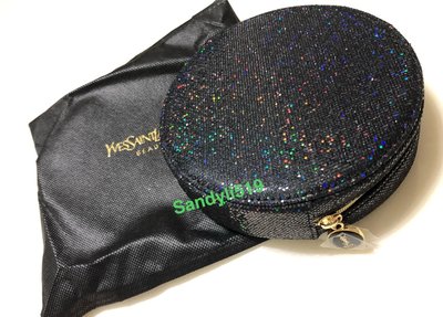 YSL 聖羅蘭  🔥銀河星光化妝包 直徑14cm*高4cm  另售持久完美氣墊粉餅  2020銀河星光版