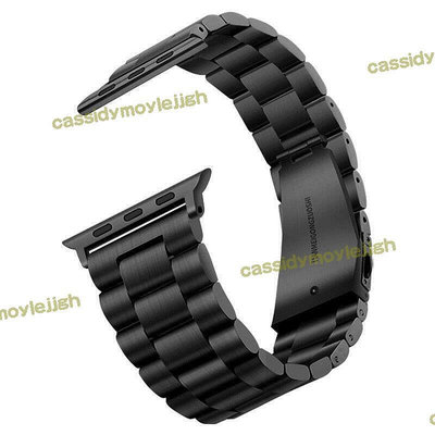 現貨： 錶帶 applewatch765se手錶表帶iwatch43實心不銹鋼替換腕帶45mm