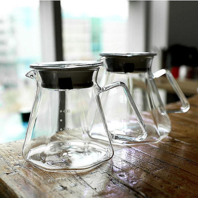 耐熱玻璃分享咖啡壺加厚冰滴濾V60云朵可愛壺簡易手沖掛耳冷水壺