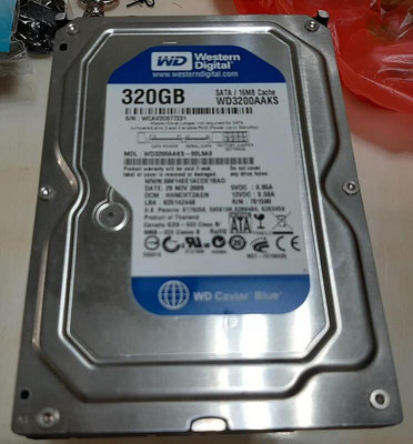 ╭✿㊣ 二手 藍標 Western Digital WD SATA 3.5吋電腦硬碟【320GB】功能正常 特價 $89 ㊣✿╮