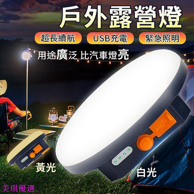 [限時特價] 超亮(豪華高配版)LED露營燈 飛碟燈 YN-F03-美琪優選
