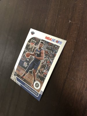 ZION WILLIAMSON   19-20 HOOPS 新人RC 金屬卡  前後卡況如圖