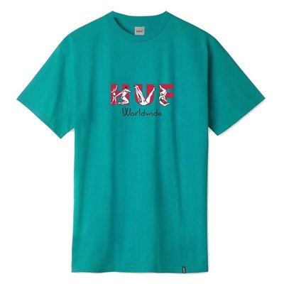 【A-KAY0 5折】HUF FREAKS TEE BISCAY BLUE 短T 藍綠【TS00716BBAY】