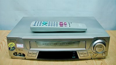 @【小劉2手家電】 SHARP  VHS 6磁頭錄放影機,VC-992型 ,附原廠遙控器,故障機也可修理 !