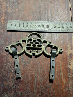 【二手】畫框配一個 銅雜件 老貨 古玩【破銅爛鐵】-1328
