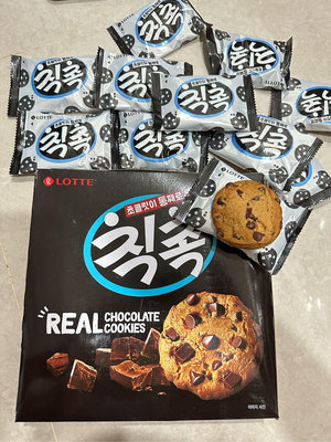 現貨 韓國 LOTTE 樂天 Chic Choc巧克力豆餅乾 180g 12入 單包裝 巧克力餅乾 巧克力豆餅乾