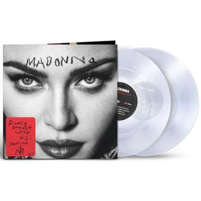 Madonna瑪丹娜Finally Enough Love娜就愛混音精選LP透明彩膠唱片