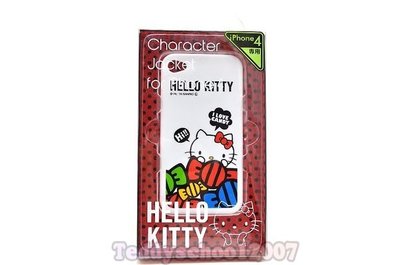 ☆☆╮泰迪學園╭☆☆ 【日本限定HELLO KITTY】凱蒂貓iPhone4．4S手機背蓋．手機殼