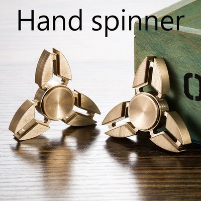 [配件城]螃蟹 三葉 CNC 金屬 指尖陀螺陶瓷版 Hand Spinner 手指陀螺 手指玩具 紓壓神器 療癒 解壓