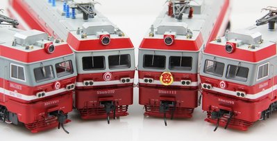 下殺-汽車模型CMR LINE中國鐵路1/87韶山SS6B電力機車仿真火車模型HO比例收藏品