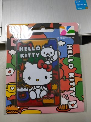 Easy Card-Hello kitty悠遊卡-Hello Kitty Cutie land-colorful(透明卡